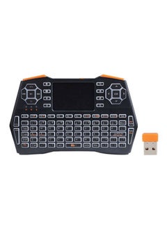 اشتري Mini Wireless Keyboard - English Black/Orange في الامارات