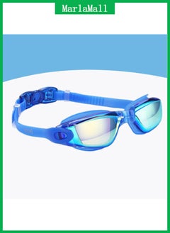 Buy Swimming Goggles for Adults Blue in Saudi Arabia