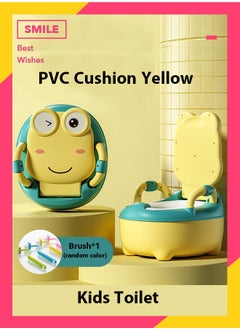 اشتري Toys Toddler Training Potty, Detachable Potty Training Seat,Kids toilet,Portable Potty Seat Toilet Seat to Help Children Facilitate The Transition from Potty to Toilet(Yellow) في السعودية