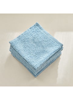 Buy Cloud Touch 6-Piece Zero Twist Cotton Face Cloth Set 30x30 cm in UAE