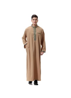 Buy Beautiful Long Sleeve Islamic Thobe for Men in Saudi Arabia