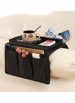 Buy Sofa Armrest Organizer with Cup Holder  Tablet Book Magazines Drinks Holder Pouch Tray Chair Arm TV Remote Holder for Recliner Couch Armchair Caddy Bedside Storage Pockets Bag for Cellphone in UAE