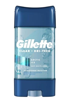 Buy Gillette Arctic Ice Clear + Dri-Tech Antiperspirant Gel - 75ml in Saudi Arabia