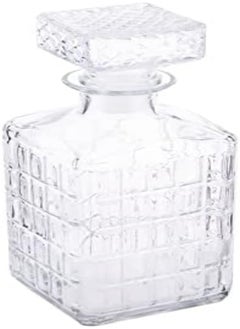 Buy Akdc Decanter Square Bottle L(8Cm) Xw(8Cm) Xh(23Cm) Transparent in UAE