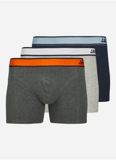 Buy Pack of 3 - Logo Waistband Detail Trunks in Saudi Arabia