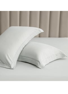 Buy Microfiber Pillowcases 2-Pcs Soft Pillow Cover (50 x 75 CM) With Envelope Closure (Without Pillow Insert),Santa Grey in UAE