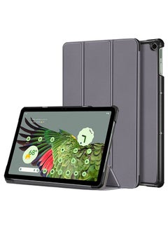 اشتري for Google Pixel Tablet 2023 11" Slim PU Leather Stand Cover For Google Pixel Tablet Cover (grey) في مصر