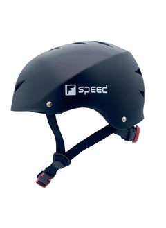 اشتري FSPEED Helmet for Scooter Riders, Riding Accessories, Crash Helmet with Adjustment Knob and Chin Strap with Ventilation, for Bicycle, Skateboard, Scooter, for Adults and Children small Size في الامارات