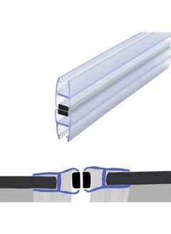 Buy Pvc Glass Lip Seal With Magnet For 8Mm Glass 180 Degree Straight Translucent Weather Stripping Seal Sweep With Drip Rail in UAE