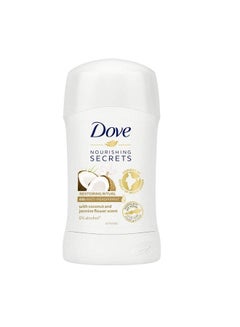 Buy Nourishing Secrets Antiperspirant Stick with coconut and jasmine flower scent 40 ml in Egypt
