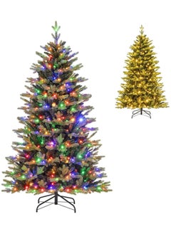 Buy PE Mixed PVC Christmas Tree with Lights Christmas Shopping Mall Scene Decoration Supplies LED Christmas Tree in UAE