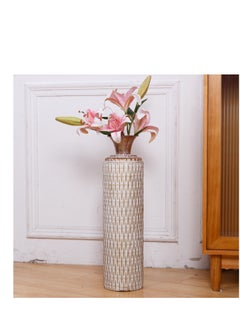 اشتري Vintage Flower Pot Iron Flower Bucket Planter Holder Succulent Planting Pot Home Office Table Centrepieces Decoration (Large 60cm) في الامارات