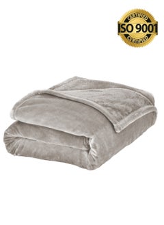 Buy Lightweight Velvet Blanket, Mora Series, 350GSM, Single Size 230 x 170 cm, Extra Soft All Season Fleece Blanket, Bed And Sofa Blanket in Saudi Arabia