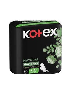 اشتري Kotex Maxi Cotton Maxi Super 26s في الامارات