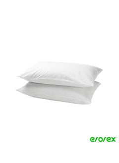 Buy Pillowcase white 50x80 cm in Saudi Arabia