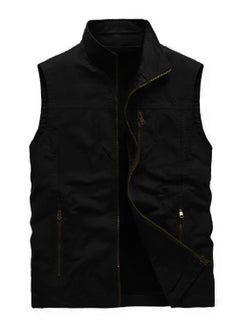 Buy Men’s vest made of gabardine black in Egypt