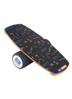 اشتري Balance Board Black Beach Surf Balance Board Trainer Balance Exercise Board for Hockey Surfing and Snowboarding في الامارات