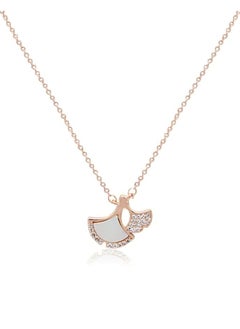 Buy Ginkgo Leaf Mother of Pearl Necklace in UAE