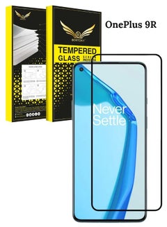 Buy Anti Bubble Ultra HD 5D Tempered Glass Case Friendly Screen Protector For OnePlus 9R in UAE