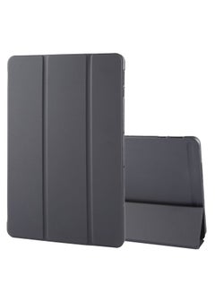 Buy Case Cover For Honor Pad 9 Tri-fold Silicone Leather Tablet Case Black in UAE