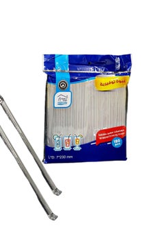 Buy Disposable plastic juice straw 180 pieces in Saudi Arabia