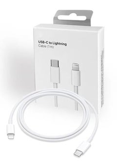 Buy Apple iPhone Charger Cable 1M Apple Certified MFi USB C to Lightning Cable 20W Power Delivery PD Fast Charging for iPhone 14/14 Pro/14 Plus/14 Pro Max iPad Pro and All iPhone 8-13 Models in Saudi Arabia