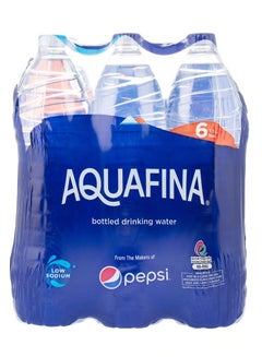اشتري اكوافينا مياه شرب معبأة 6 × 1.5 لتر في الامارات