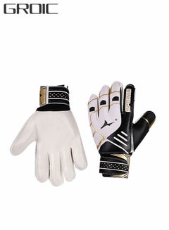 اشتري Goalie Gloves for Youth & Adult, Goalkeeper Gloves Kids with Finger Support, Soccer Gloves for Men and Women, Junior Keeper Football Gloves for Training and Match في السعودية