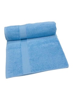 Buy Home Essentials (Sky Blue) Luxury Bath Towel (70 x 140 Cm -Set of 1) 100% Cotton, Highly Absorbent and Quick dry with Horizontal Striped Dobby -550 Gsm in UAE