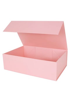 Buy Pink Collapsible Gift Box With Magnetic Closure Lids 13.8X9X4.3 In Large Bridesmaid Groomsman Proposal Boxes Rectangle Present Box For Graduation Birthday Storage 1 Pack in Saudi Arabia