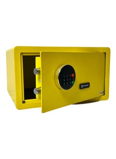 اشتري Digital Safe -  Money Security Box with Electronic Keypad and 2 Manual Override Keys - Home safe , Office Yellow Colour . ( H23 * W42 * D37 CM ) في مصر