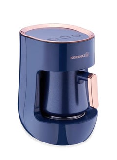 Buy Turkish Korkmaz coffee maker, blue color, 700 watts in Saudi Arabia