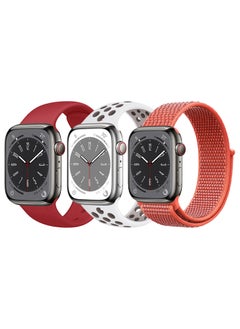 اشتري 3pcs Watchband Replacement for Apple Watch 41/40/38mm Series 8/7/6/5/4/SE في الامارات