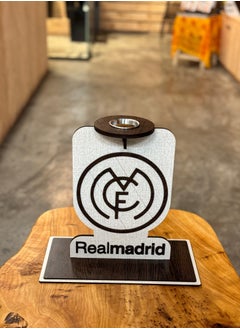 Buy A Wooden Incense Burner with an Elegant and Beautiful Design, with the Real Madrid Club Logo , in an Elegant and Attractive Design in Saudi Arabia