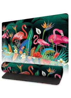 Buy Large Gaming Mouse Pad, Flamingos , Extended Desk Mat, Large Desk Pad for Computer Keyboard, Mouse Pad with Stitched Edges, (70cm x 30cm x 2mm) Waterproof Desk Pad for Office and Home in Egypt