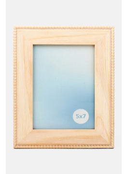 اشتري Wooden Photo Frame 5 x 7 cm, Beige في الامارات