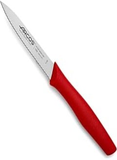 Buy Arcos Nova Serrated Peeling Knife - Red, 100mm in Egypt