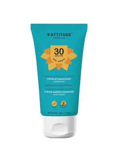 اشتري Mineral Sunscreen, Broad Spectrum Uva/Uvb, Reef-Friendly, Hypoallergenic, Vegan And Cruelty-Free, Spf 30, Fragrance-Free, 75 Grams في السعودية