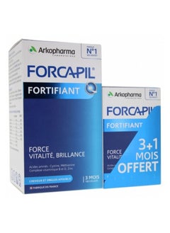 Buy FORCAPIL FORMULE FORTIFANTE fortifying formula for hair and nails 180 capsules plus 60 capsules in UAE