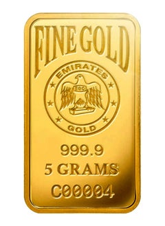 Buy FK Jewellers Emirates Gold 5g Gold Bar Fine Gold 999.9 Purity - 5 Grams in UAE