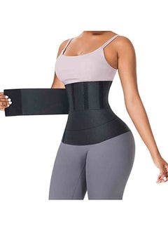 اشتري Waist Trainer for Women Sauna Belt Tummy Wrap Plus Size  Me Up Bandage في الامارات