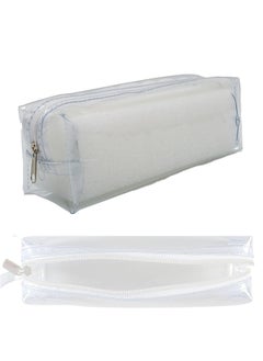 Buy Transparent Pencil Pouch With Zipper Closure in UAE