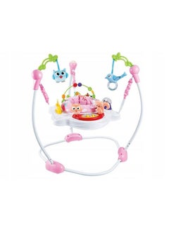 Buy Baby Jumper infant Activity Baby Bouncer For infant boy girl 9 + month - Pink in UAE
