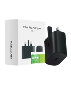 Buy Samsung 25W Fast Charging Type C Charger Head Without Cable Black in Saudi Arabia