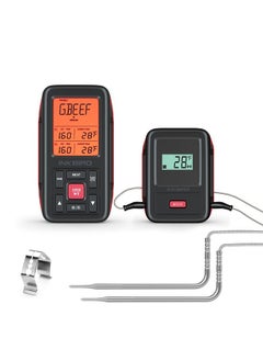 Buy INKBIRD Food Thermometer BBQ Wireless 150M Remote Meat Thermometer with 2 Meat Probes IRF-2SA Fahrenheit & Celsius Instant Read Digital Thermometer Grill Kitchen Outdoor Cooking Weber Smoker Oven in UAE