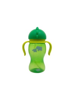 Buy Sport Plastic BPA Free Cup With Silicone Straw And Handle 330 ml in Egypt