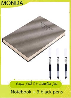 Leather Journal Writing Notebook - Genuine Leather Bound Daily Notepad For Men - View #9