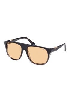 اشتري Men's UV Protection Pilot Shape Acetate Sunglasses BW0041-H02J58 - Lens Size: 58 Mm - Matte Black في الامارات