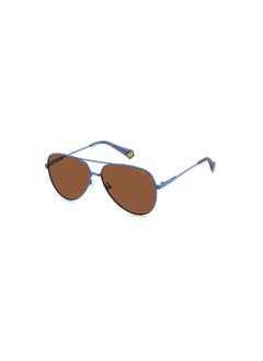 Buy Unisex UV Protection Pilot Sunglasses - Pld 6187/S Azure 60 - Lens Size: 60 Mm in UAE