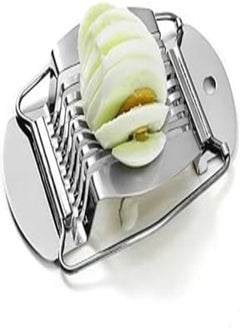 اشتري Egg Slicer, Heavy Duty Metal Egg Slicer Cutter for Boiled Eggs Dishwasher Safe, Manual Egg Slicer Cutting Wire Made of Stainless Steel for Kitchen في مصر